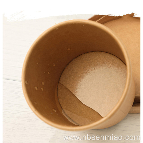 For Wholesales Round soup food kraft paper boxes